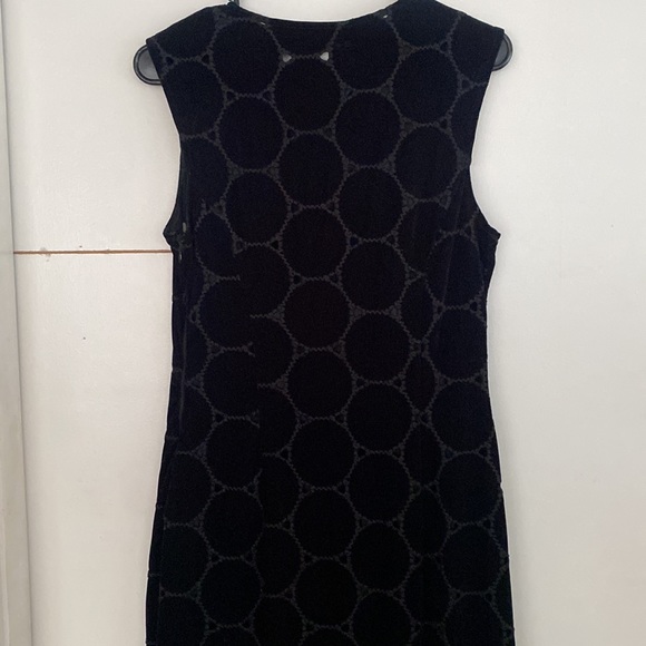 Danielle Dayan sleevless, v beck velour dress. - Picture 5 of 5